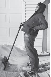 shoveling