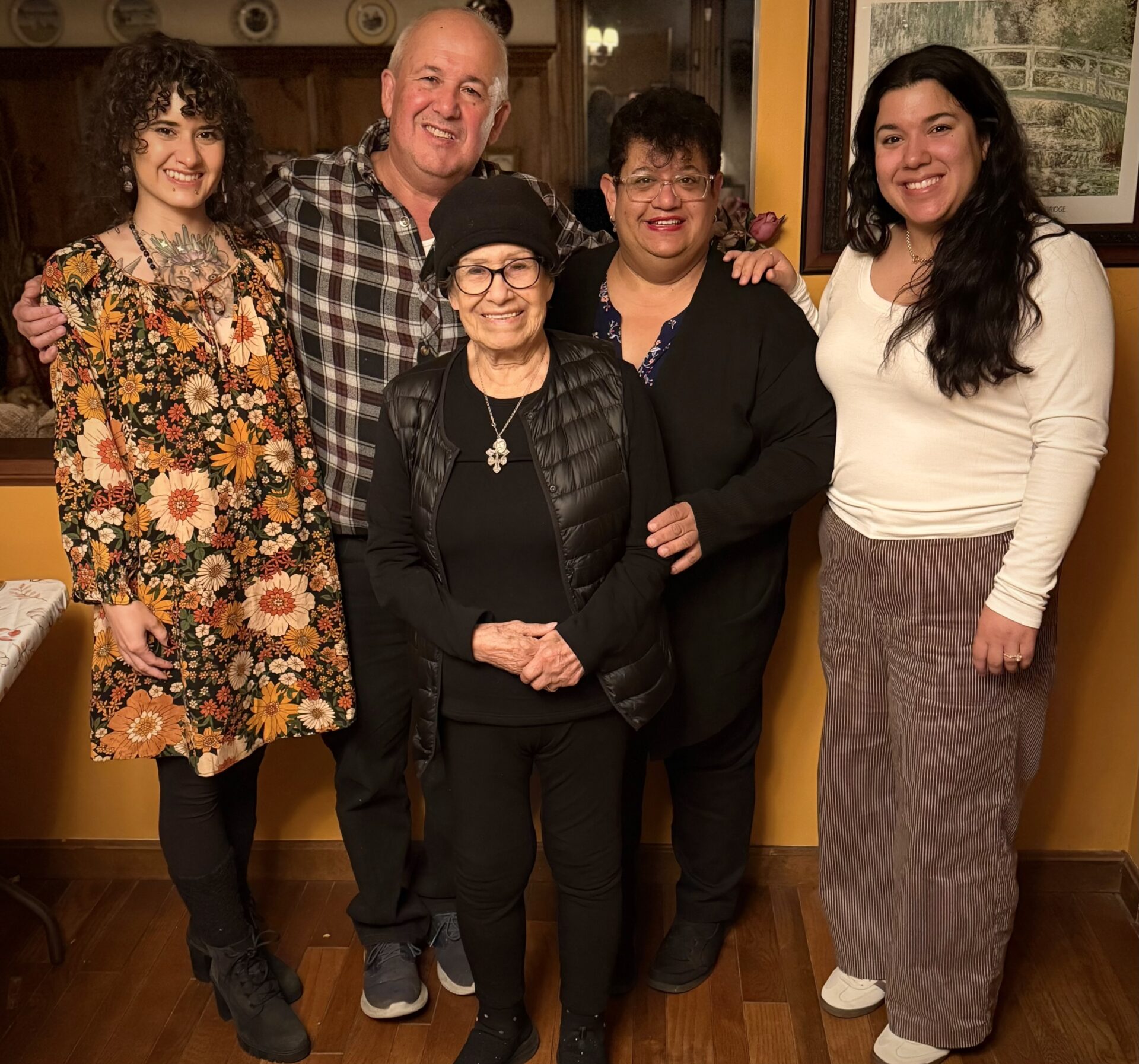 photo of Samela with her family